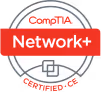 comptia network+ logo achieved